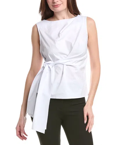 Renuar Woven Blouse In White