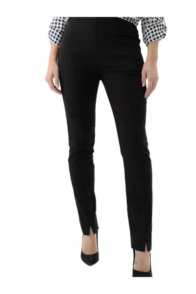 Renuar Woven Capri Pants In Walnut In Brown