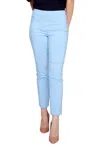 Renuar Cigarette Style Woven Ankle Pants In Celestine In Multi