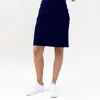 Renuar Woven Skirt In New Midnight In Multi