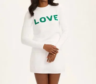 Renwick Club Love Sweater In White