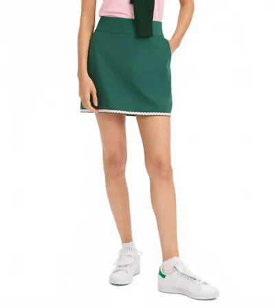 Renwick Ric Rac Skort In Hunter In Green