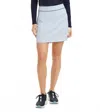 Renwick Seersucker Skort In Periwinkle White In Blue