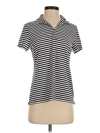 Pre-owned Renwick Short Sleeve Polo Shirt In Black