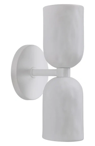 Renwil Akira Two-light Wall Sconce In White