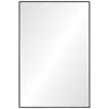 Renwil Amara Matte Black Iron 30" X 45" Rectangular Wall Mirror