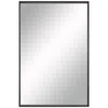 Renwil Annalise Matte Black 30" X 45" Rectangular Wall Mirror