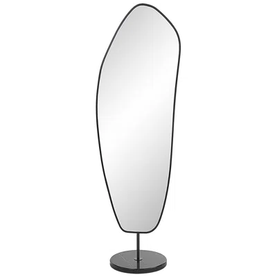 Renwil Arlon Iron Matte Black Stand Alone Mirror 22x 16 X 72