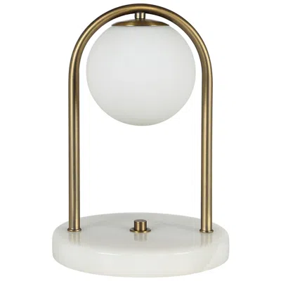 Renwil Barca Table Lamp With Round Glass Shade