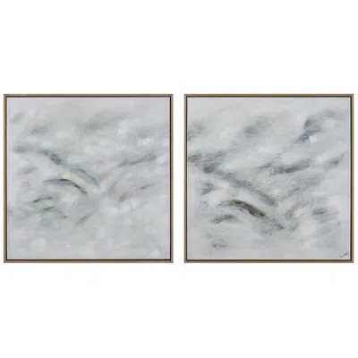 Renwil Becks 30" H X 30" W Canvas Art, (2 Piece Set)