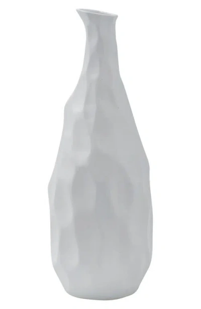 Renwil Blouin Ceramic Stoneware Decorative Vase In White