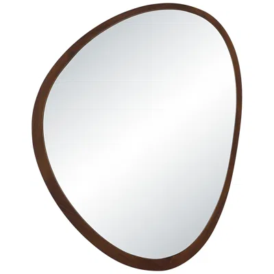 Renwil Borago 46" H X 36" W Wall Mirror, Brown