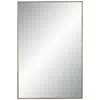 Renwil Cider 45" Tall Rectangular Mirror, Brushed Bronze In Gray