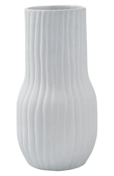 Renwil Criley Ceramic Stoneware Decorative Vase In White