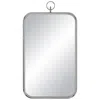Renwil Dios 39.5" Tall Rectangle Wall Mirror, Grey In Silver