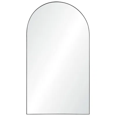 Renwil Farida 82" Tall Arch Full Length Mirror, Black In Gray