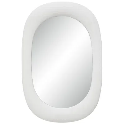 Renwil Galera 45" H X 30" W Wall Mirror, White Stucco