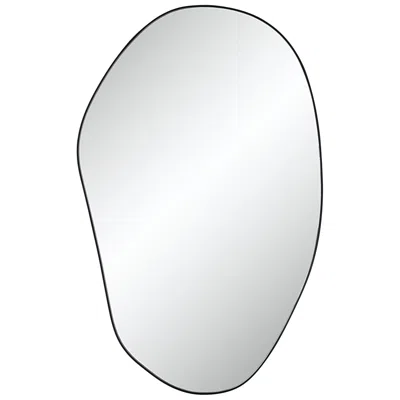 Renwil Gela 36 H X 23 W Wall Mirror, Black