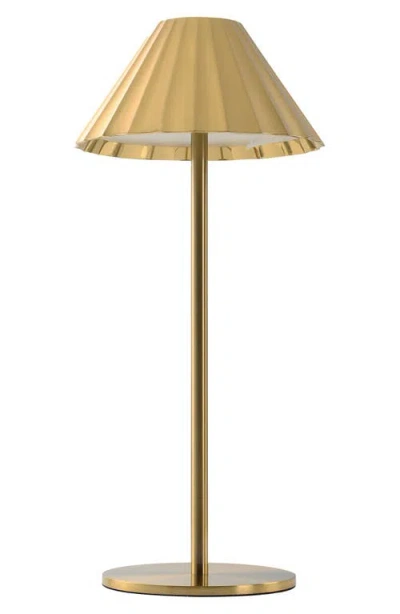 Renwil Ginevra Rechargeable Metal Table Lamp In Gold