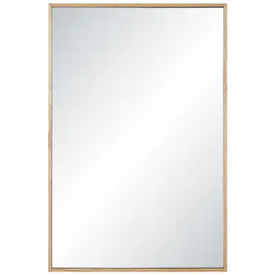 Renwil Greyson 36" H X 24" W Wall Mirror, Beige In Gold