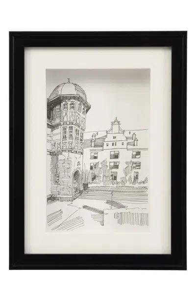 Renwil Helix Architectural Sketch Framed Wall Art In No Color