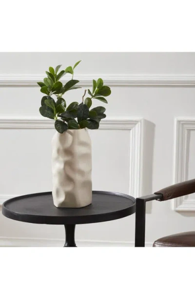 Renwil Hermione Ceramic Vase In Cream