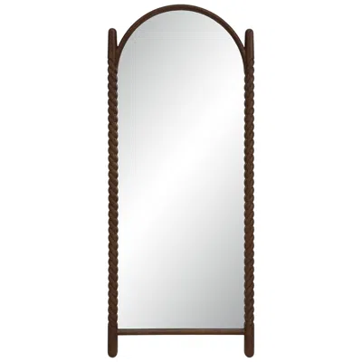 Renwil Ignatius 72" H X 30" W Wall Mirror, Walnut