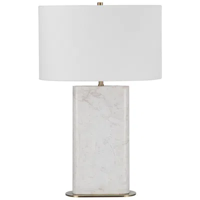 Renwil Irisa 26 3/4" High Modern Natural Honed White Marble Table Lamp