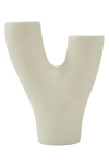 Renwil Jocasta Ceramic Stoneware Decorative Large Vase In Cream