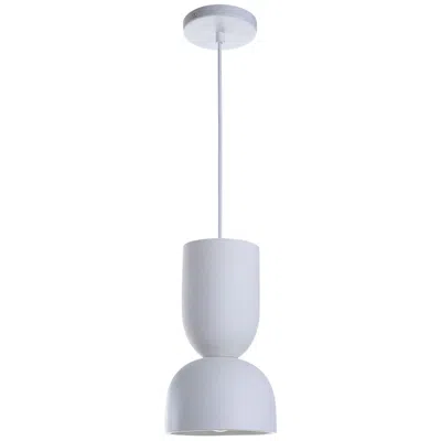 Renwil Kala Cement White Textured Ceiling Fixture Dia-7 X 12"