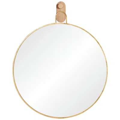 Renwil Kinsley Iron Gold Leaf Wall Mirror 40 X 49 X 1