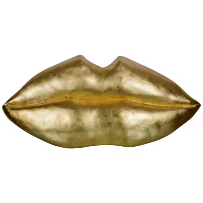 Renwil Kiss Kiss 49" Wide Gold Contemporary Wall Art