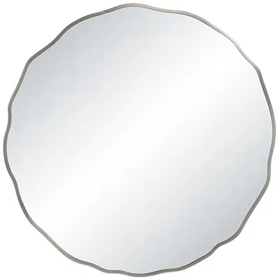 Renwil Knox 40" H X 40" W Wall Mirror, Silver