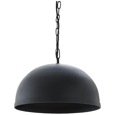 Renwil Kochi Iron Matte Black Ceiling Fixture Dia-15.25" X8"h