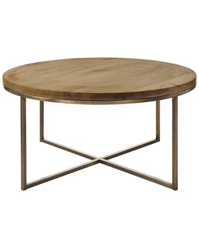 Renwil Liana Odd Shape Coffee Table In Brown