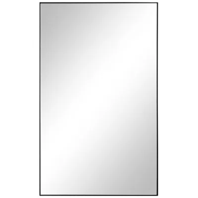 Renwil Loutro 36 H X 22 W Wall Mirror, Black