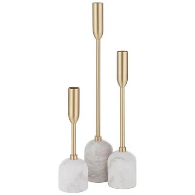 Renwil Marchesa Set Of 3 Tapered Candle Holder