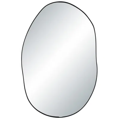 Renwil Messini 30" H X 20" W Wall Mirror, Black