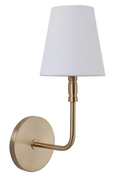 Renwil Milia Burnished Brass Wall Sconce In Metallic
