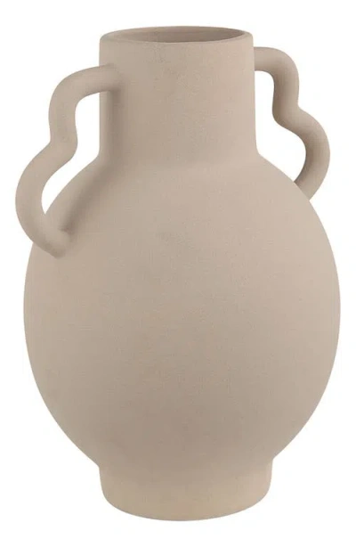 Renwil Monet Ceramic Decorative Vase In Cream