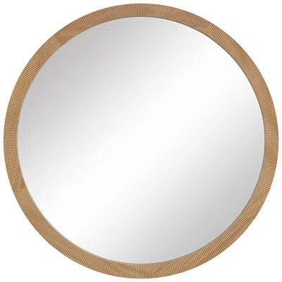 Renwil Noto 40 H X 40 W Wall Mirror, Brown