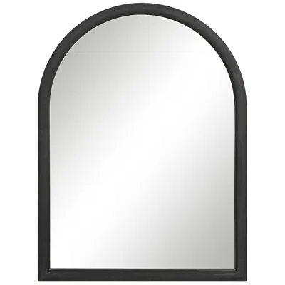 Renwil Olfito 24 H X 18 W Wall Mirror, Black