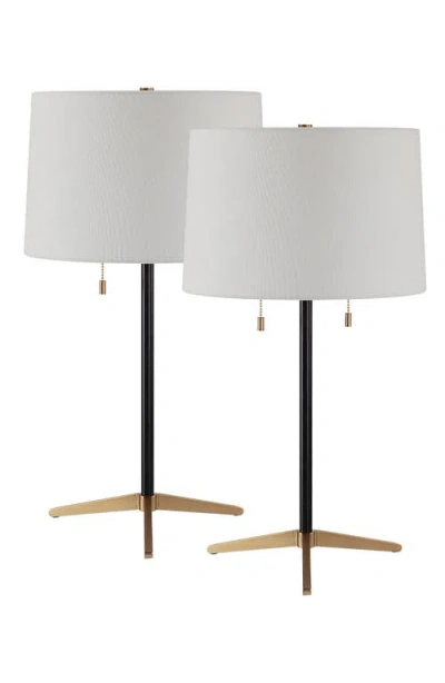 Renwil Orono Set Of 2 Table Lamps In Black
