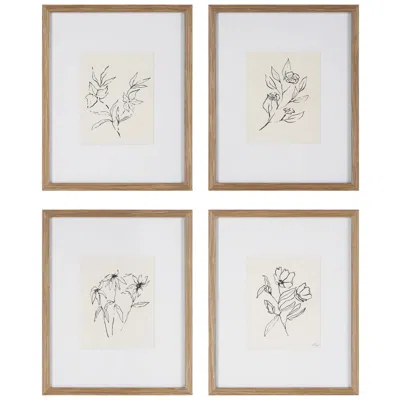 Renwil Palmela 16.0" Wide Wall Decor, Printed Artwork (4 Piece Set)