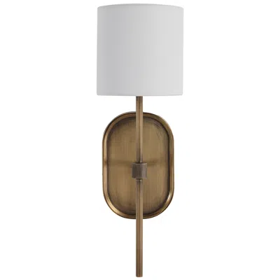 Renwil Peonia 17.5" Height Wall Sconce, Yellow In White