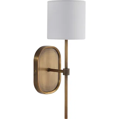 Renwil Peonia Metal Wall Sconce In Brown