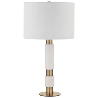 Renwil Pirot 26 1/2" High Natural Honed White Marble Table Lamp