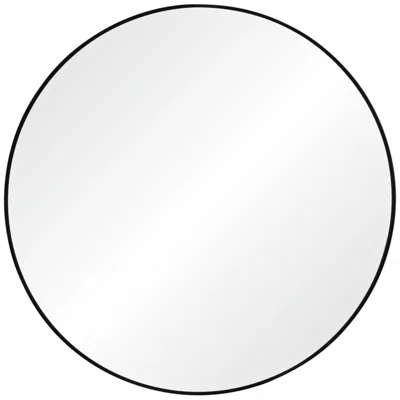 Renwil Posadas Iron Matte Black Wall Mirror