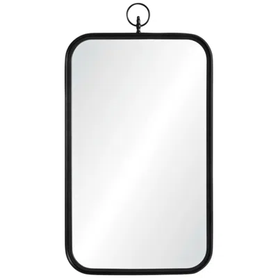 Renwil Priscilla Iron Matte Black Wall Mirror 22 X 39.5 X 1
