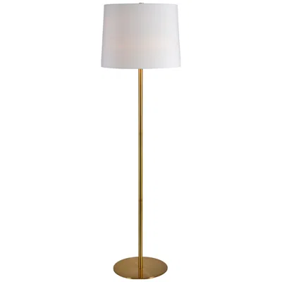 Renwil Radison 60" Length Floor Lamp, Antique Brass